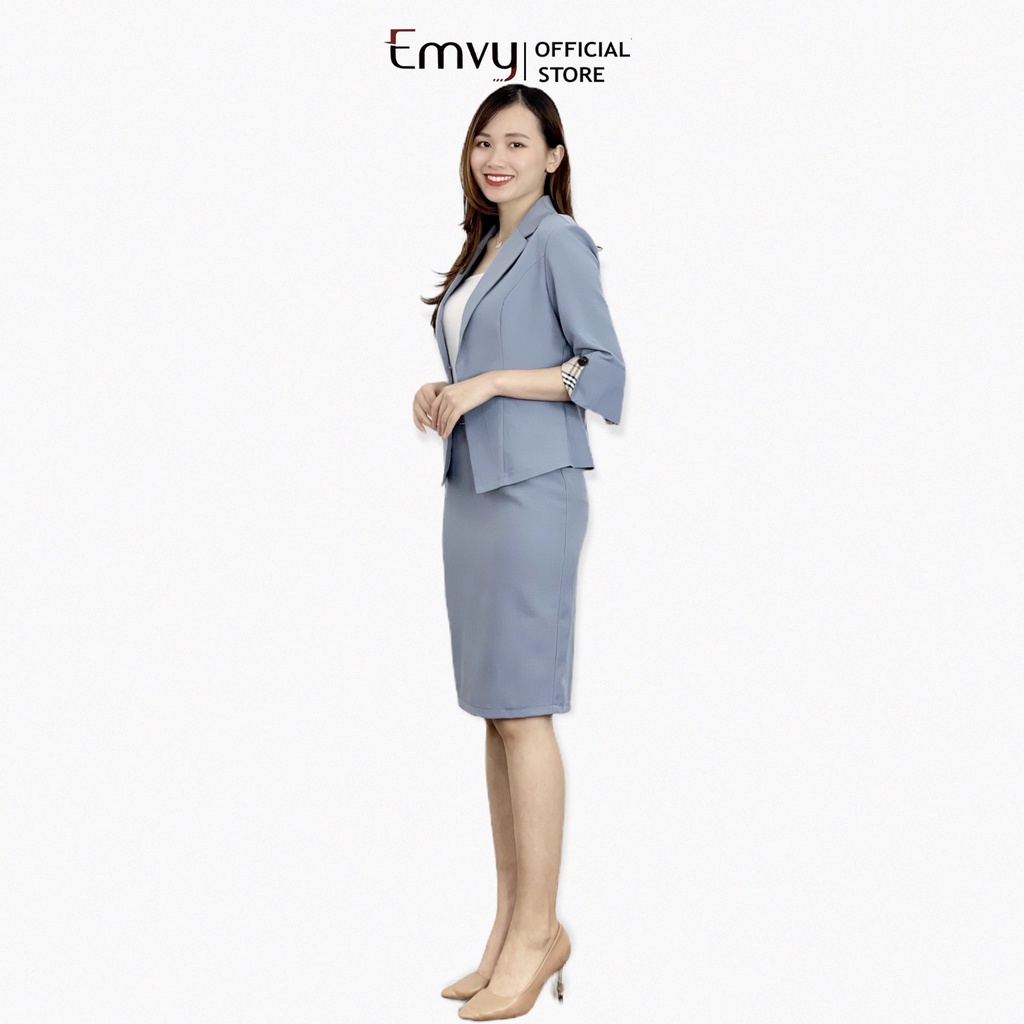 [Mã LT20 giảm 20K đơn 150K] Set vest nữ công sở Áo vest kèm chân váy Emvy S9 | WebRaoVat - webraovat.net.vn