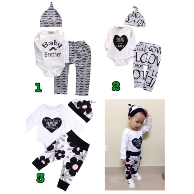 Set 3 chi tiết 3-6-9-12m