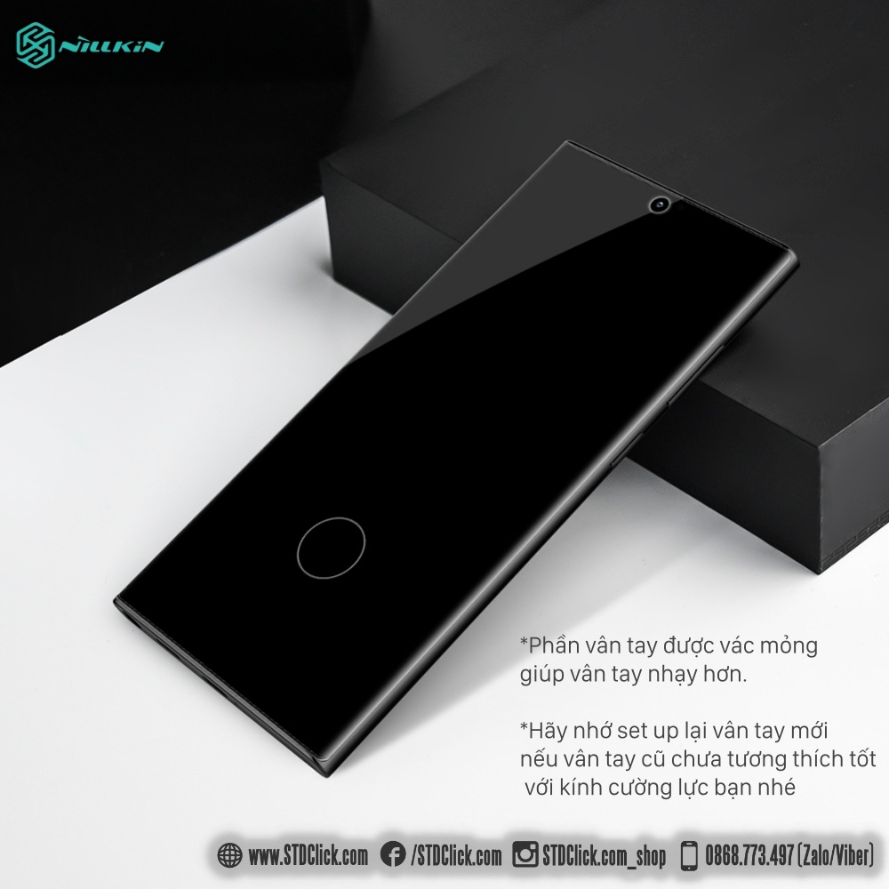 KÍNH CƯỜNG LỰC SAMSUNG GALAXY S22 ULTRA 5G NILLKIN 3D CP+MAX CHÍNH HÃNG