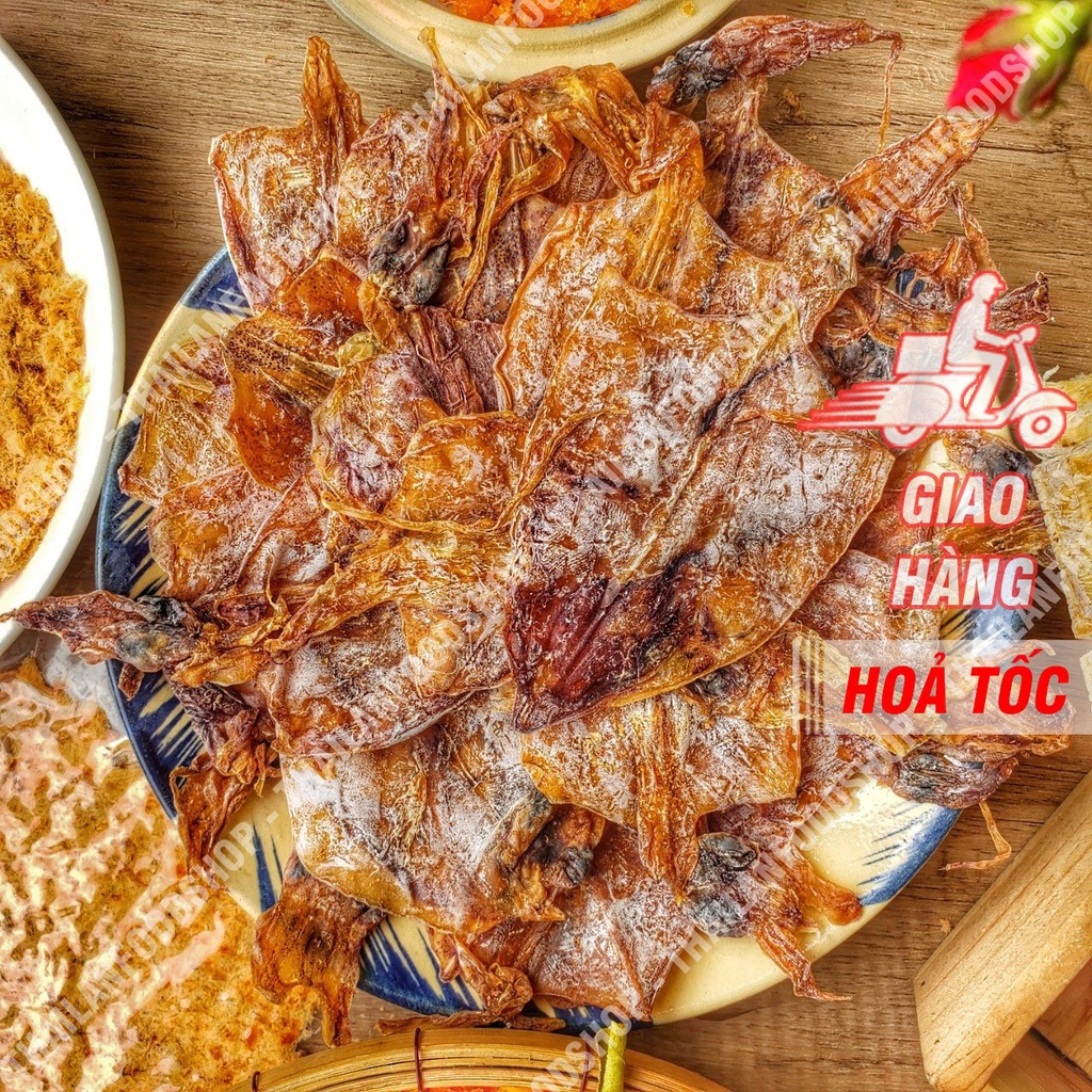 Khô Mực Mini HomeMade không mặn Túi 500Gr (Hút Chân Không)