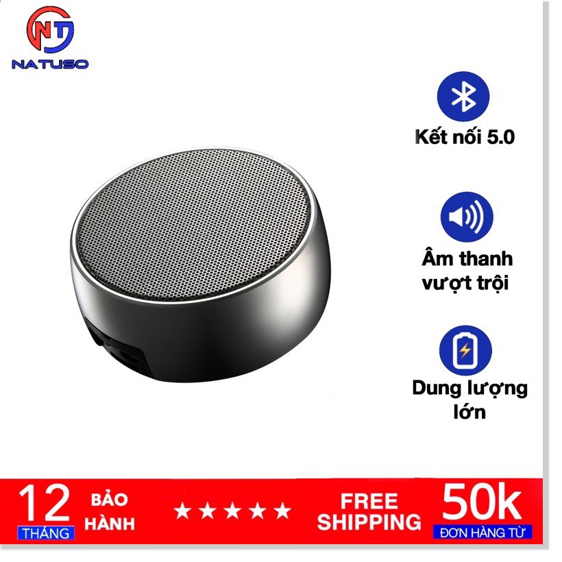 LOA BLUETOOTH CẦM TAY MINI BS01 ĐA NĂNG VỎ NHÔM CAO CẤP ÂM BASS CỰC HAY THIẾT KẾ SANG TRỌNG NHỎ GỌN CẮM THẺ NHỚ CỒNG 3.5