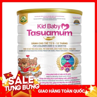 [100% CHÍNH HÃNG COMBO 3 HỘP]  Sữa Kid Baby Tasuamum 900g