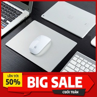 [ 𝐒𝐀𝐋𝐄 𝐎𝐅𝐅 𝟓𝟎%] - MIẾNG LÓT CHUỘT NHÔM NGUYÊN KHỐI CHO LATOP VÀ MACBOOK