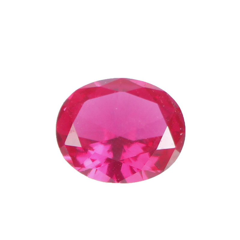 (hàng Mới Về) Đá Ruby Hình Oval Màu Đỏ 10x12mm Aaaa Vvs 5.79 Ct