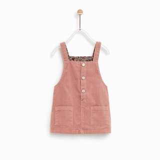 Zara - yếm nhung tăm bé gái khuy dọc