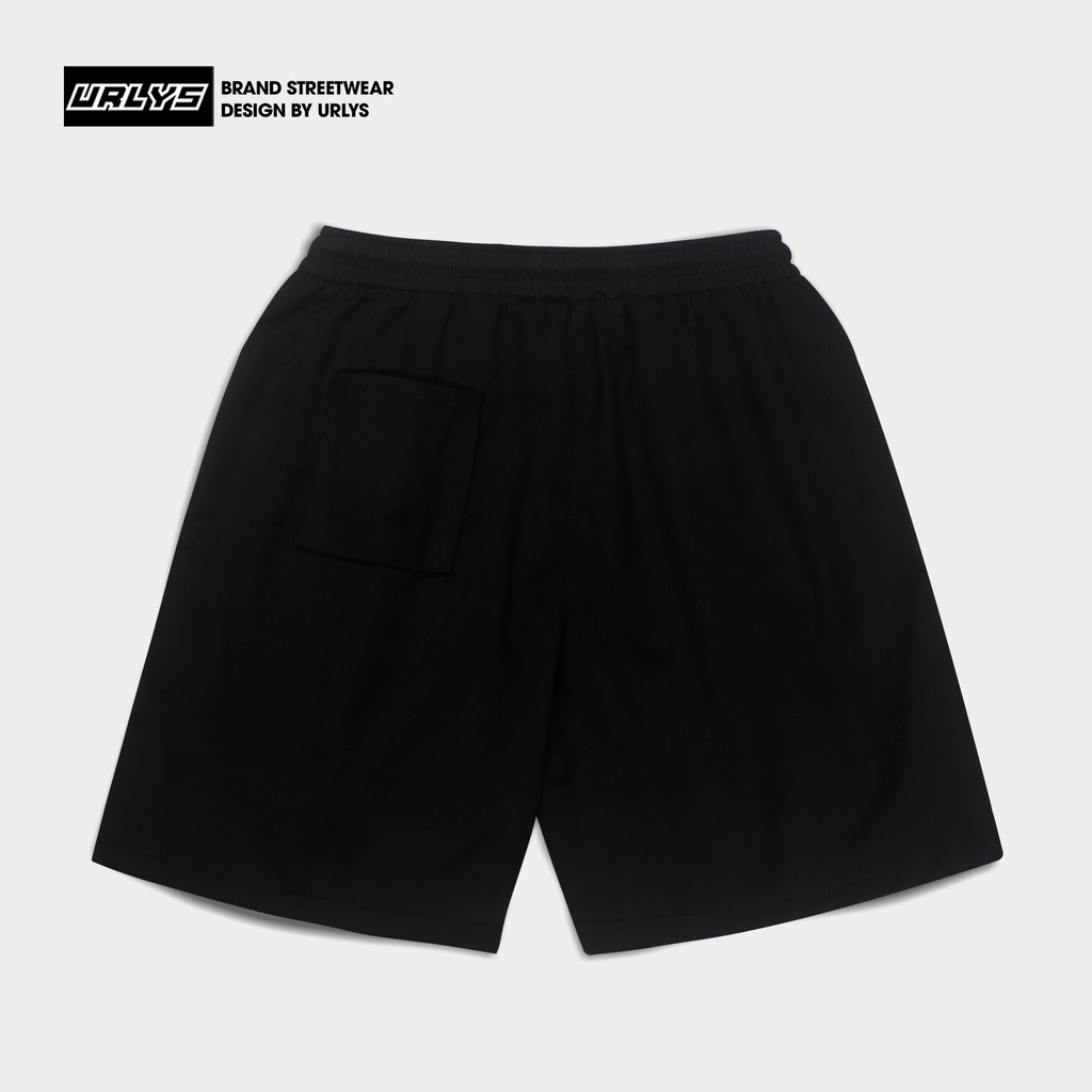 Quần short kaki nam nữ URLYS mềm mịn quần sóoc ngắn màu đen unisex trẻ trung sooc nam cao cấp
