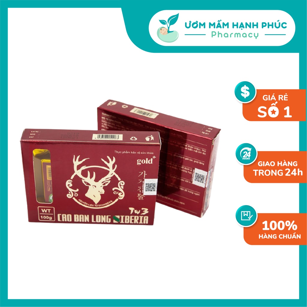 Cao Ban Long Siberia TW3  - Bổ khí huyết, bổ trứng, tăng thụ thai, tăng cường sức khỏe.