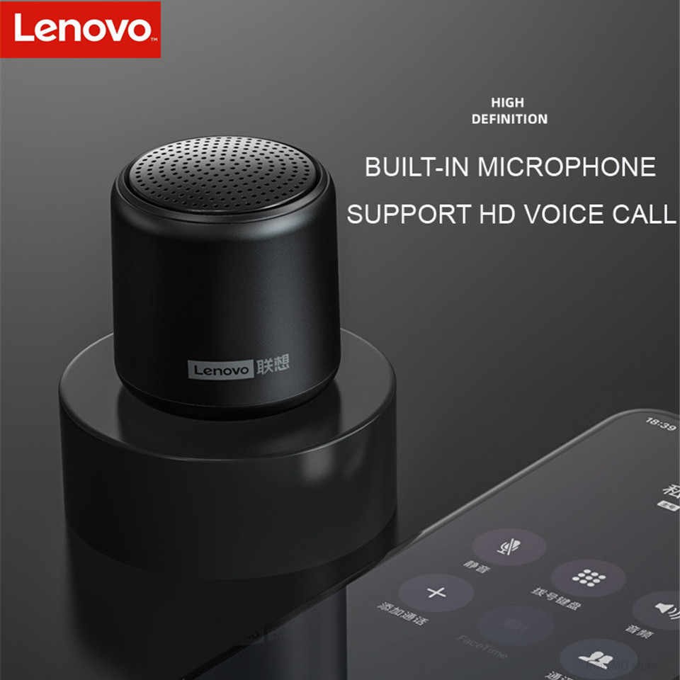 Loa Bluetooth Mini Full Box Full Phụ Kiện Lenovo L01 Bass Trầm Siêu Hay, Siêu Tiện, Siêu Nhẹ - Loa Để Bàn Chính Hãng