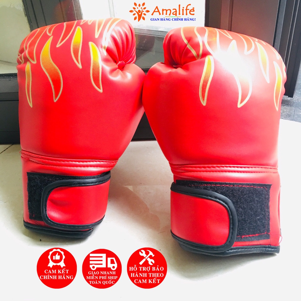 Bộ Đôi Găng Bao Tay Đấm Bốc Boxing Dành Cho Trẻ Em Và Người Lớn
