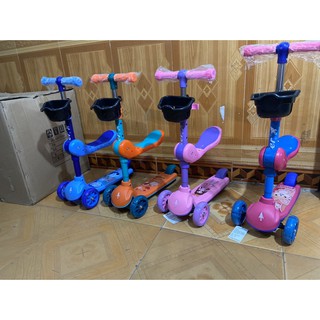 Xe trượt scooter có ghế siêu xinh trượt chân cho bé