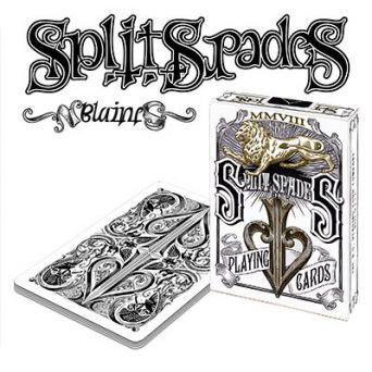 Set 3 bộ bài tây Poker Split Spades Lions 1st Edition Playing Cards