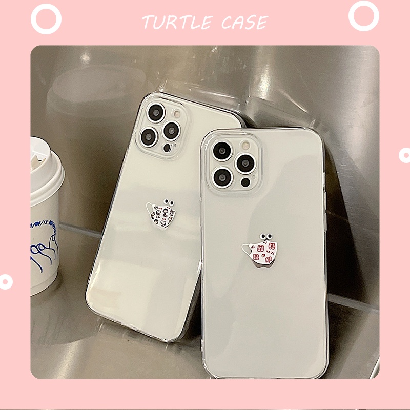 Ốp điện thoại trong suốt in hình mặt nạ vui nhộn cho iPhone13 ProMax 11 12 Mini XS I8 I7 Plus