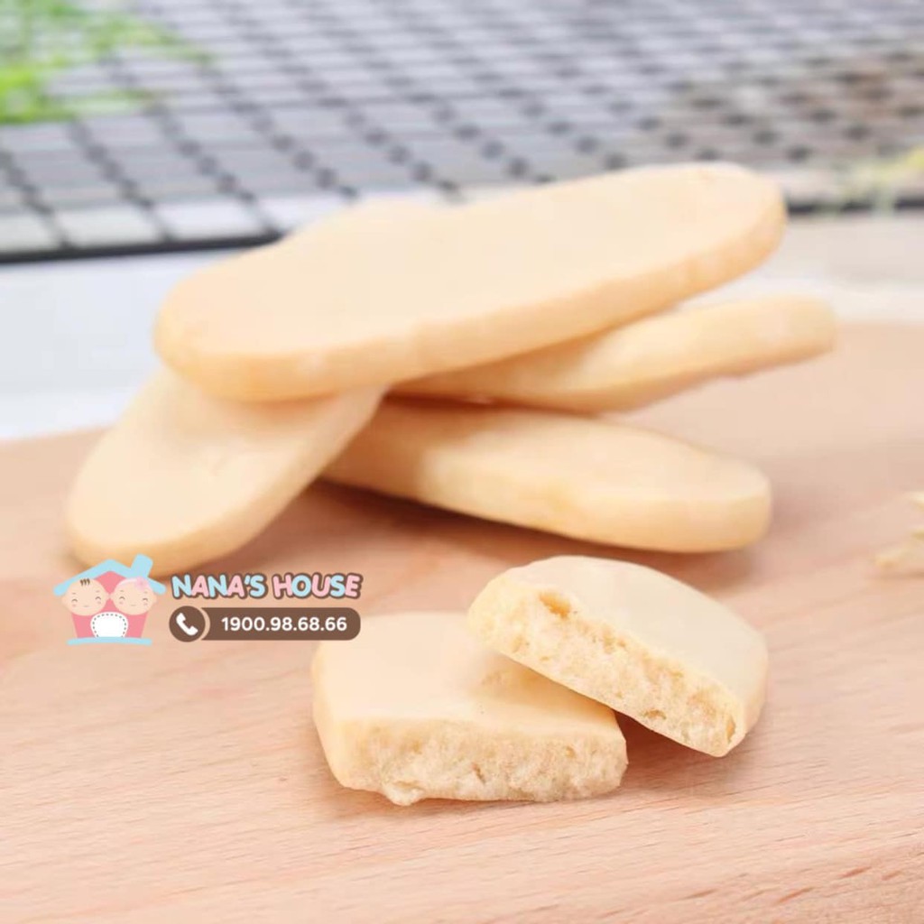 BÁNH GẠO ĂN DẶM HỮU CƠ BỔ SUNG CANXI HÃNG FARM TO FAMILY 20gr