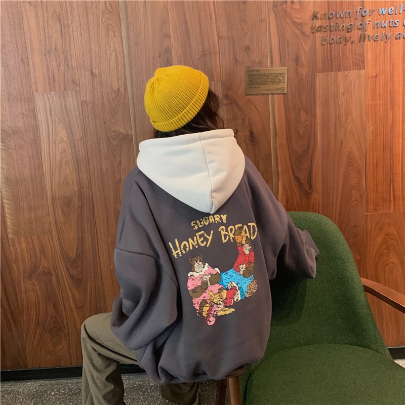 Áo hoodie nữ form rộng, áo hoodie nữ unisex thời trang ulzzang hàn quốc | BigBuy360 - bigbuy360.vn