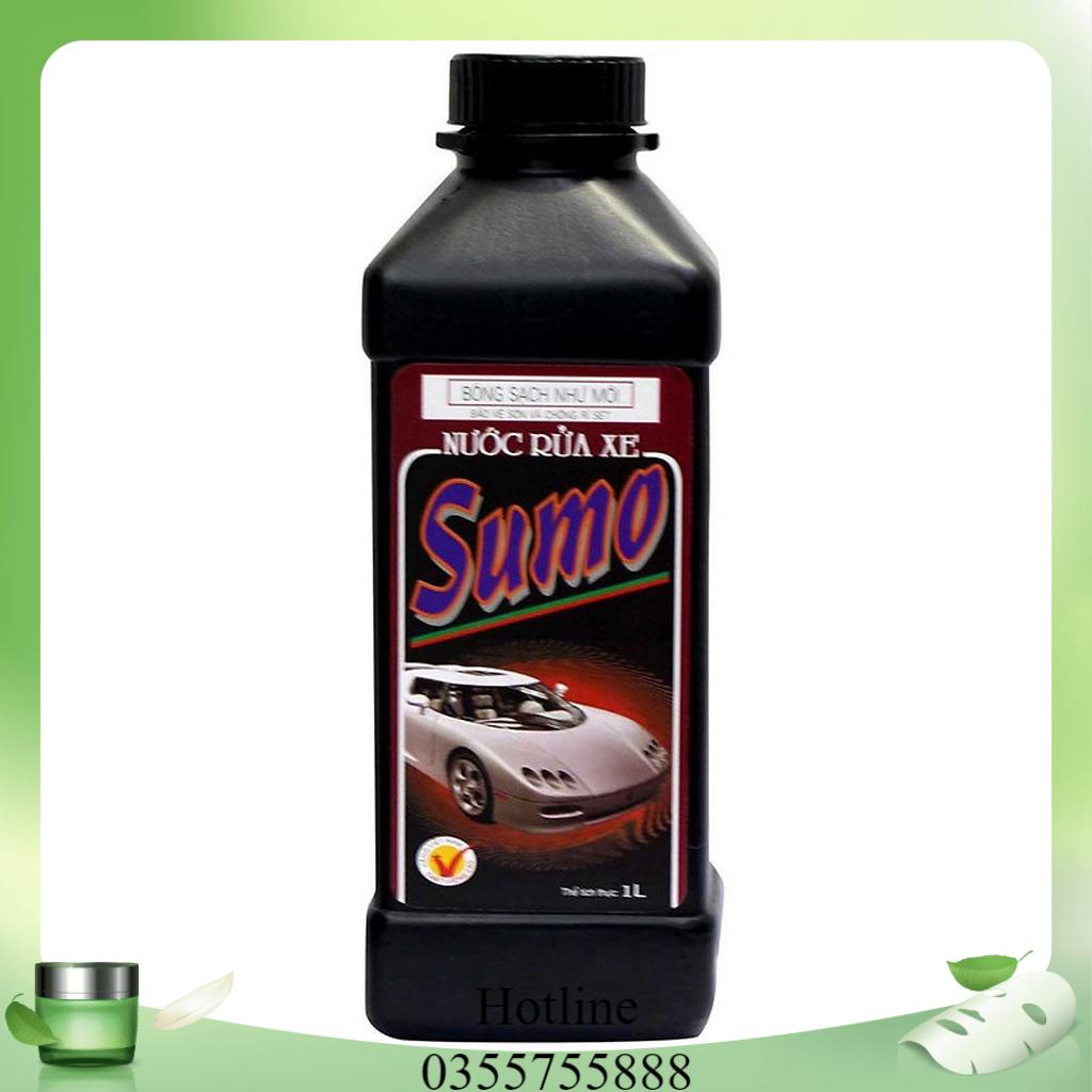 Nước Rửa Xe Sumo 1000 ml Mới Chai Vuông Rửa Xe Chuyên Dụng