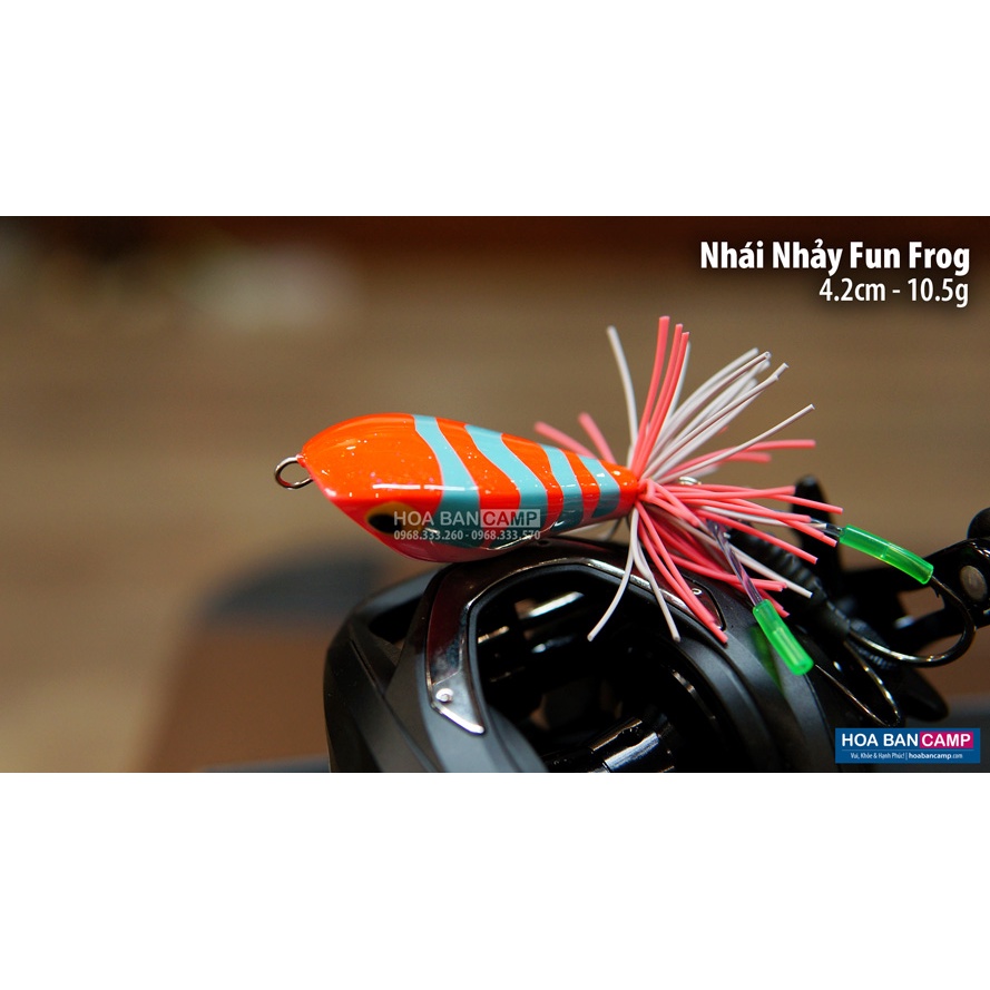 Mồi Lure Nhái Nhảy Fun Frog | 4.2cm – 10.5g