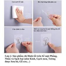 Móc Dán Tường Chịu Lực, móc dán tường Siêu Dính