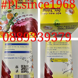 RÂU CÂU DẼO SÓC VÀNG HỘP 120G 10 TÚI NHỎ TÚI 10G