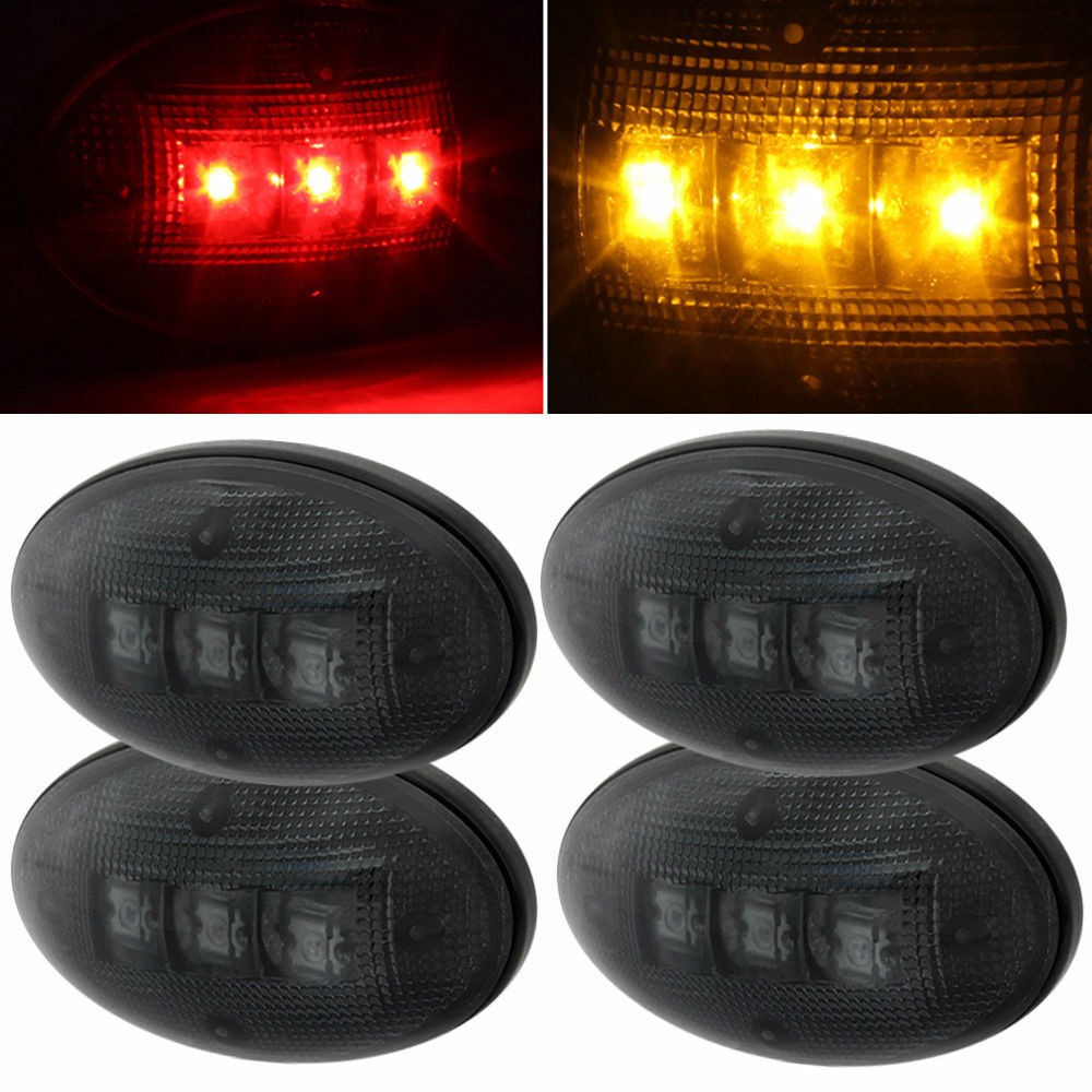 Set 4 Đèn Led Gắn Bên Hông Xe Ô Tô Ford F350 F450 F550