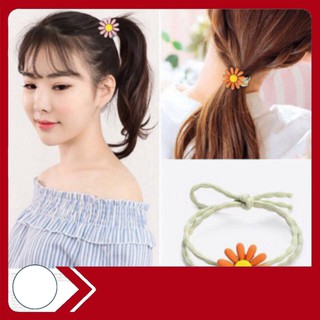 Cột tóc hoa nhiều màu xinh xắn-(giao ngẫu nhiên màu)