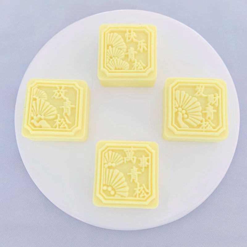 Bộ Khuôn Làm Bánh Trung Thu 30g Kèm 4 Khuôn Tự Làm