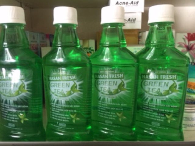 NƯỚC SÚC MIỆNG HASAN FRESH TRÀ XANH