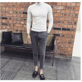 Áo len nam cổ lọ thu đông đủ màu