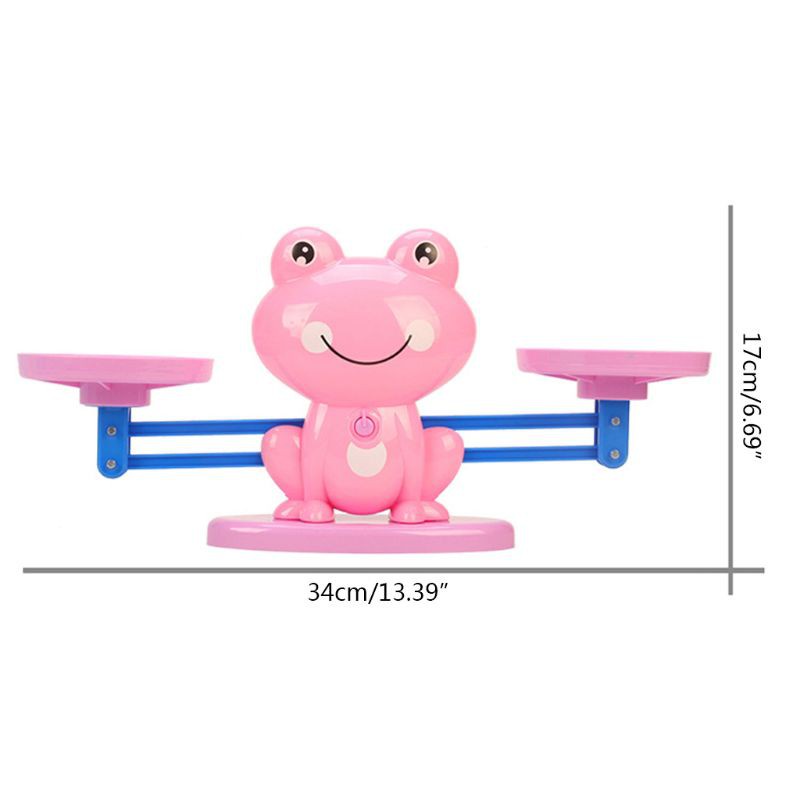 WMMB Cool Math Game, Frog Balance Counting Toys for Boys &amp; Girls Educational Number Toy Fun Children's Gift STEM Learning Age 3+