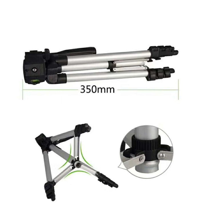 Chân máy ảnh cao cấp, Tripod điện thoại giá rẻ tặng kèm kẹp điện thoại, chân bạc tuộc và remote tiện lợi