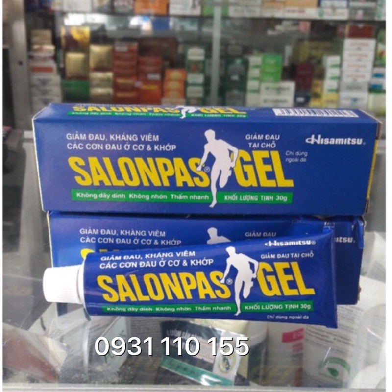 Salonpas gel 30g , cam kết chính hãng date mới