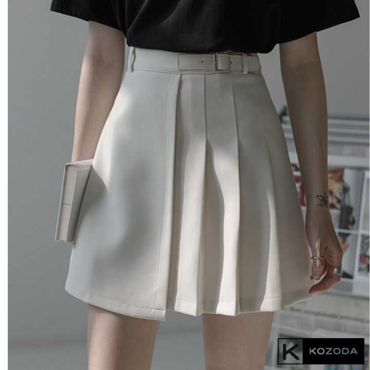 Chân váy đen trắng xếp ly ngắn nữ eo cao hè 2021 phong cách mới ôm dáng chữ a kozoda cv20 | BigBuy360 - bigbuy360.vn