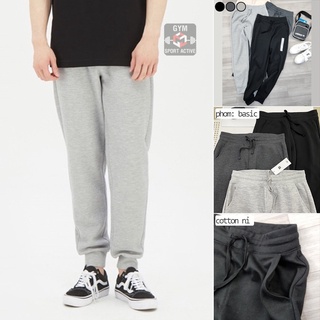 Quần jogger nam thể thao tập gym chính hãng xuất dư Hàn Quốc thun cotton nỉ 4 chiều jogger TopTen