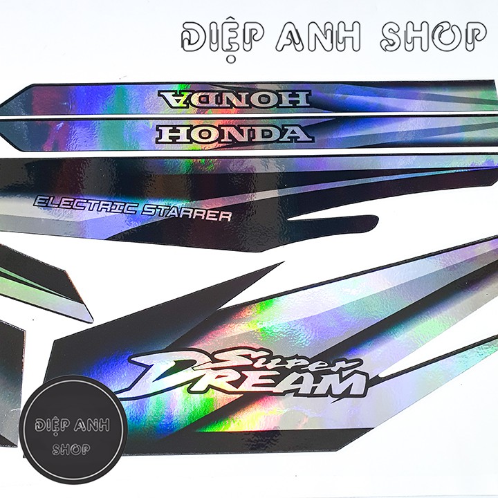 Tem xe Dream 7 màu - Tem chế xe Dream