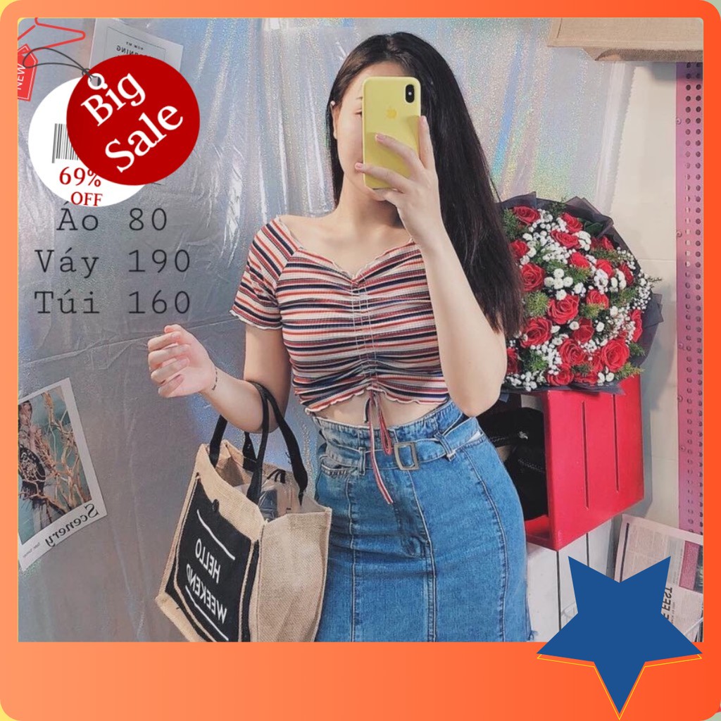 [Thiết kế] ÁO KIỂU DÂY RÚT XINH NHƯ MẪU CHỤP