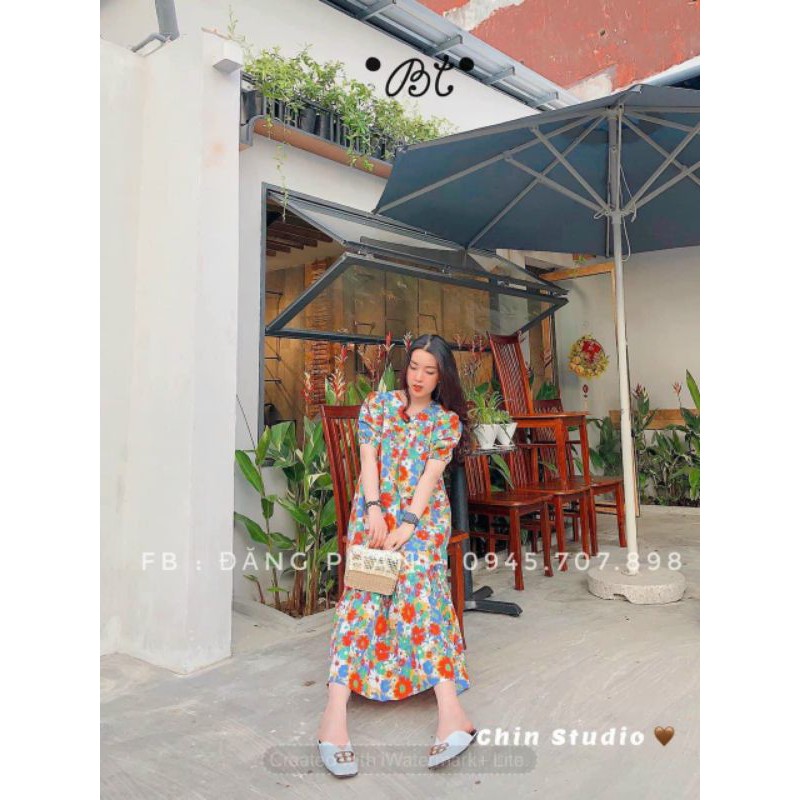 ĐẦM HOA SUÔNG DÀI ĐUÔI CÁ | BigBuy360 - bigbuy360.vn