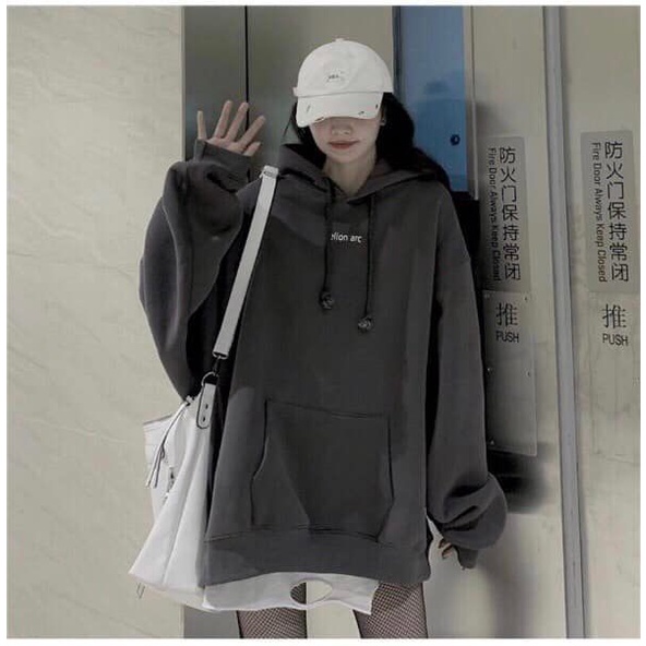 [FREESHIP 50K] Hoodie Nỉ Xám Đậm In Chữ Ellon Màu Siêu Lạ Samsam4896 | BigBuy360 - bigbuy360.vn