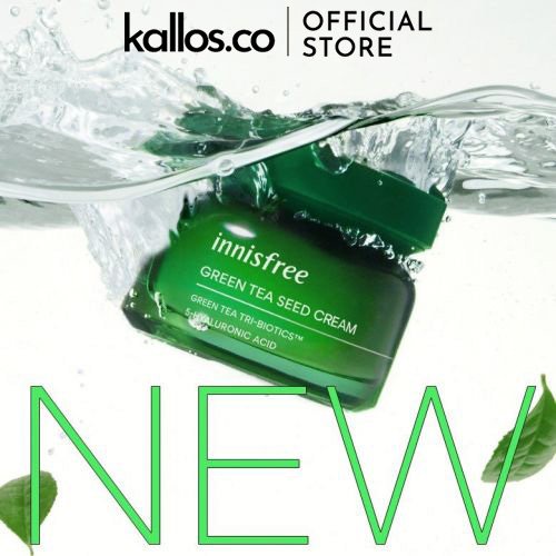 Kem Dưỡng Innisfree Green Tea Seed Cream, Eye Cream, Derma Formula Green Tea Probiotics Cream - Kallos Vietnam