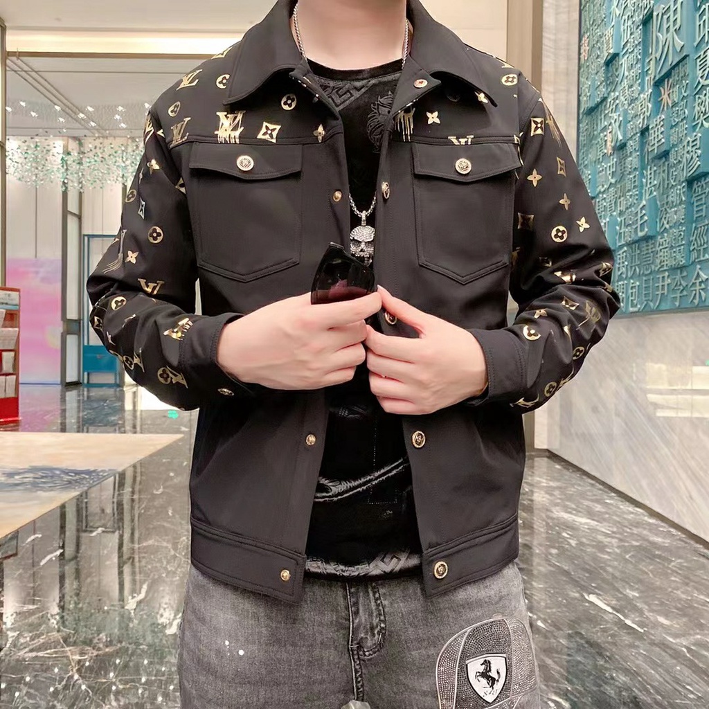 Áo khoác nam thời trang Louis Vuitton LV kiểu dáng trẻ trung, cá tính