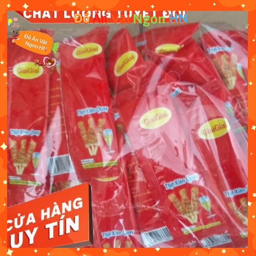 Combo 20 Bim Bim Thịt Xiên Quay Giai Giai Đồ Ăn Vặt Cổng Trường Ngon Đồ Ăn Vặt Cho Người Lớn Trẻ Em Bim Bim Ngon