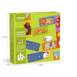 Bộ đồ chơi domino - trafic - puzzle zoo pals