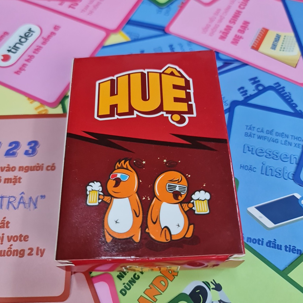 Bộ bài thử thách “Lói hay Lèm”  Bài Drinking Games Huệ Bài Xõa Lắc Lư giúp gắn kết tình bạn