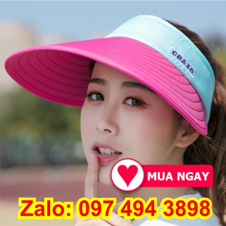 Mũ rộng vành sen nón che nắng nửa đầu vải dày cực mát hàng đẹp màu sắc thời trang thể thao, du lịch đội chống nắng đẹp