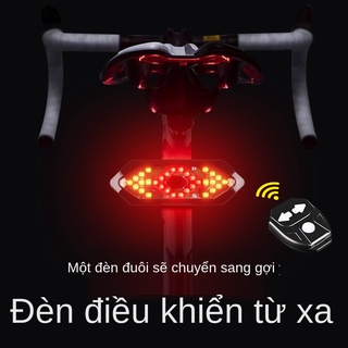 Đèn đuôi xe đạp điều khiển từ xa thông minh ánh sáng khát vọng đường xe đạp leo núi phụ kiện đèn pin cảnh báo ban đêm Da