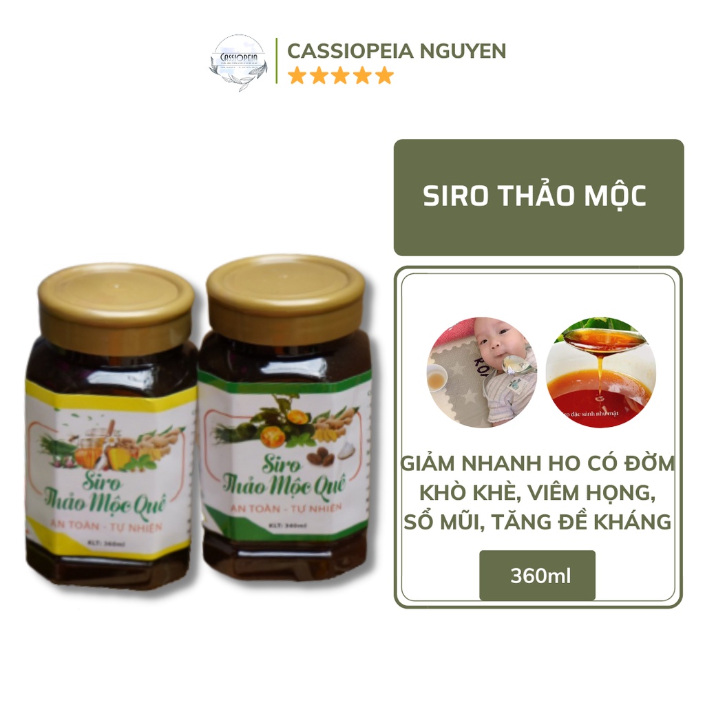 Siro ho thảo mộc quê nhà chưng thủ công