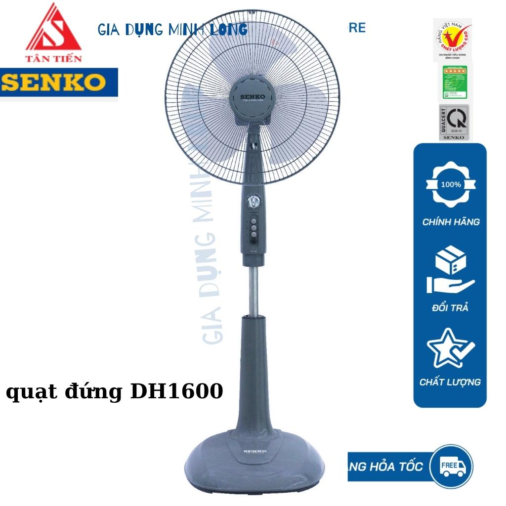 Quạt đứng thân Sắt Senko DH1600 47W có hẹn giờ - quạt 3 cánh - Bảo hành 24 tháng - ship hỏa tốc TPHCM