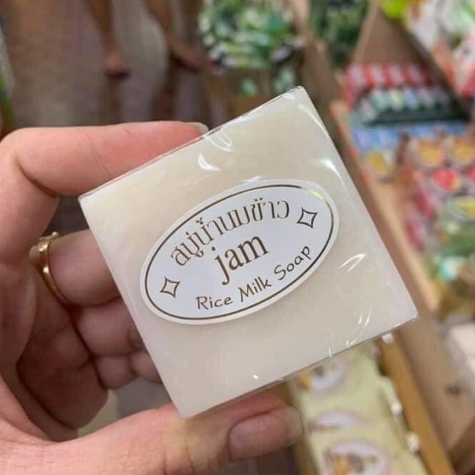 LOCK 12 BÁNH - Xà Phòng Cám Gạo JAM Rice Milk Soap Thái Lan - Xà Phòng Dưỡng Trắng Da, Giảm Mụn Thái Lan