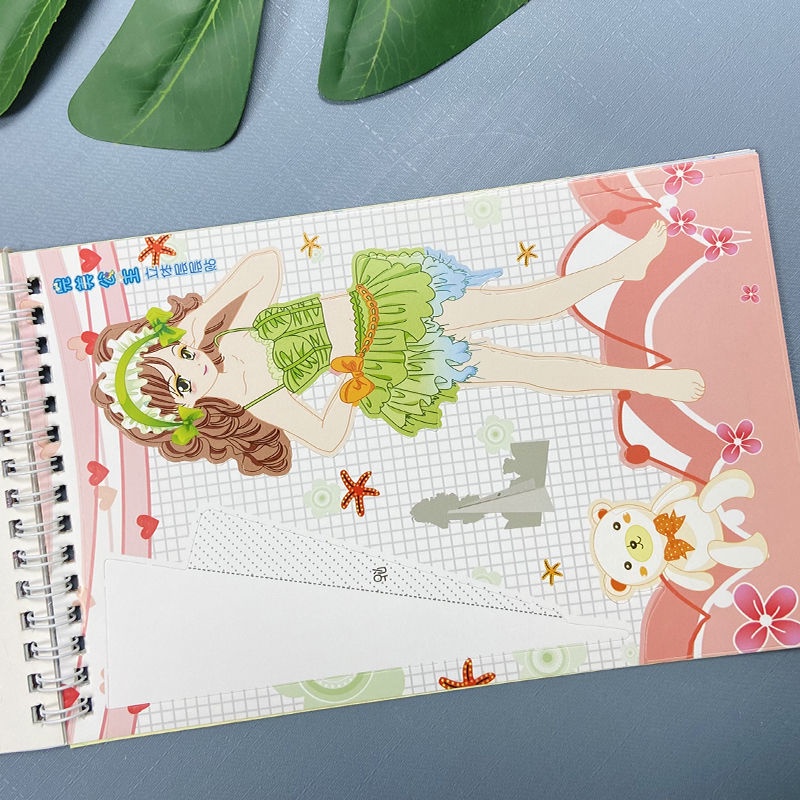 Miếng Dán Hình Công Chúa Mặc Đầm Ba Chiều Dễ Thương Cho Bé Gái