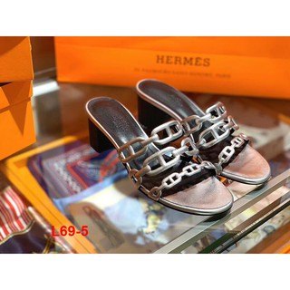 L69-5 Hermes dép cao 5cm siêu cấp