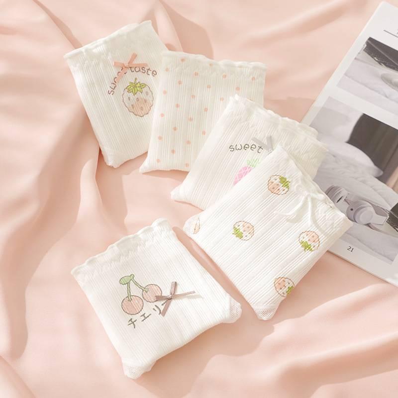  1 quần lót cotton đính nơ size lớn cho nữ | BigBuy360 - bigbuy360.vn