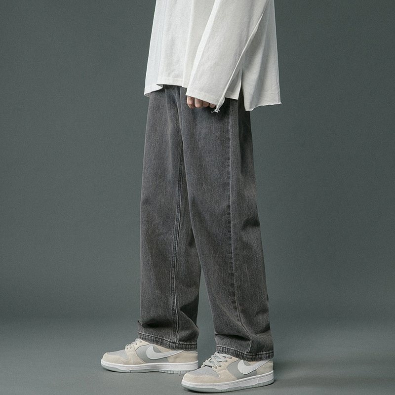 Quần Jeans Nam Baggy ống suông rộng Hottrend 2022